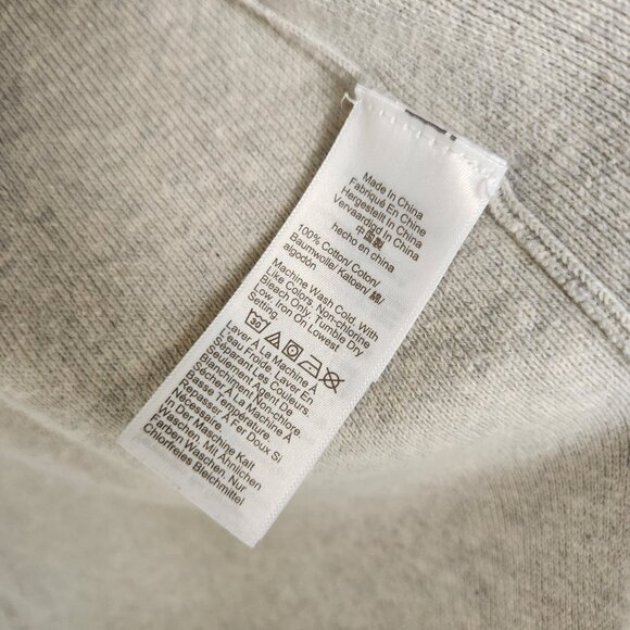 J. Crew Factory Chelsea Sweater Blazer 100% Cotton Light Grey Size Medium - Picture 5 of 7